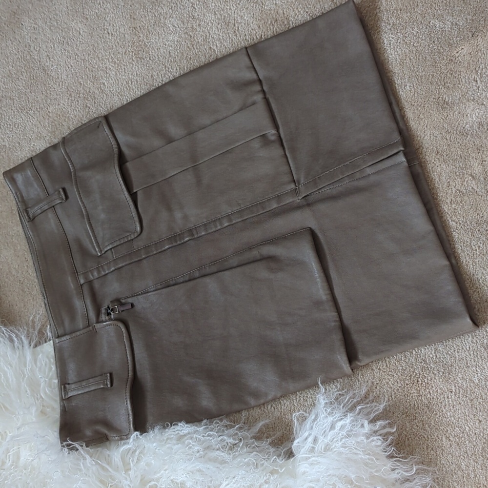 Brunello Cucinelli Italian Leather Skirt